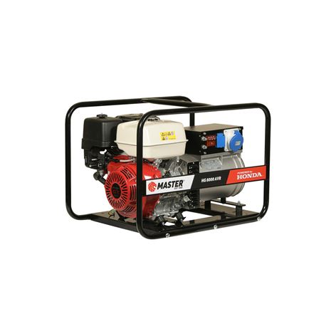Ηλεκτροπαραγωγό ζεύγος Master με κινητήρα HONDA (HG8000AVR) +24 ΑΤΟΚΕΣ ΔΟΣΕΙΣ